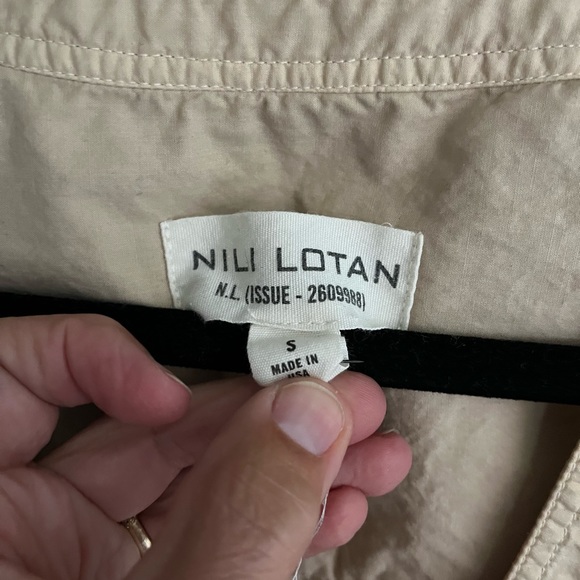 Nili Lotan designer cotton maxi dress, small, tan, the ultimate in casual chic! - Picture 4 of 4